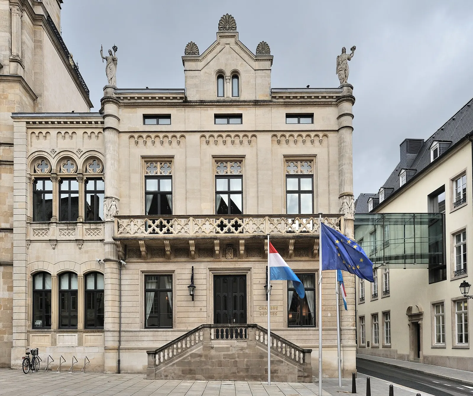 The Chamber of Deputies of Luxembourg, where the nationality law is voted